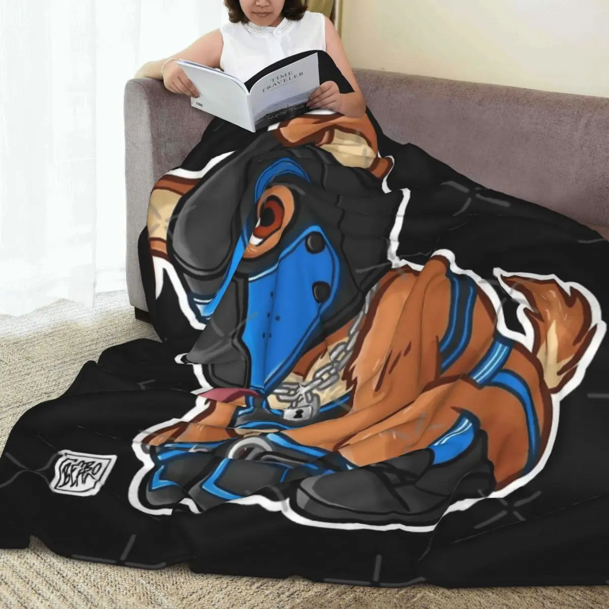 PLAYFUL PUPPY - СИНЯЯ МАСКА универсальное одеяло на четыре сезона с кондиционером для