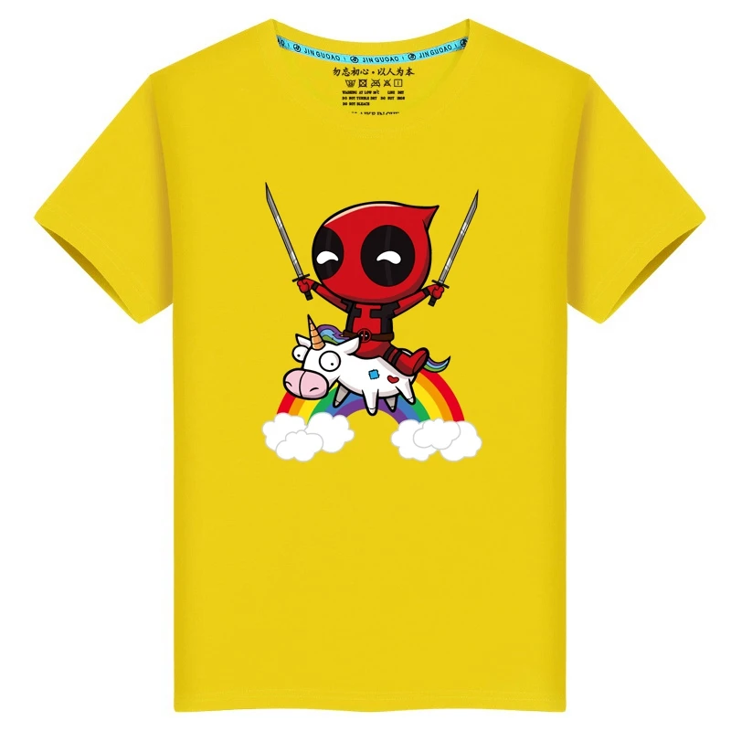 2021 Harajuku oversized Deadpool Men T shirt Funny Tops Custom photo or logo white top Tee Shirt Homme Hip Hop Anime shirt 7XL