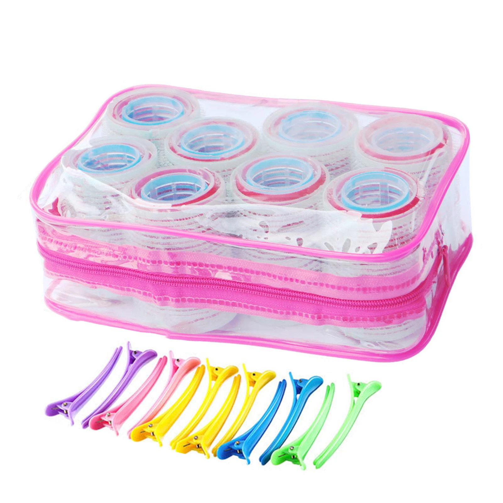 

36/48/96/120pcs 3 Size Hairdressing Home Use DIY Magic Large Hair Rollers With Clips Styling Roller Roll Curler Beauty Tool