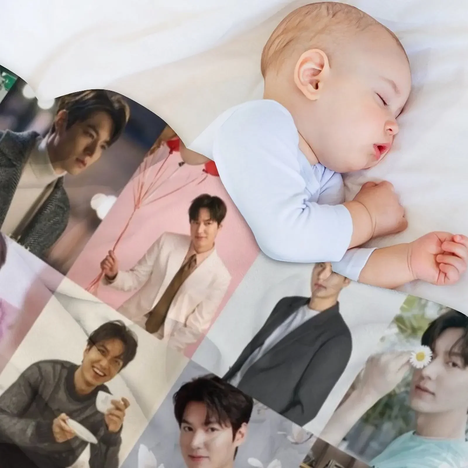 Плед lee min ho тяжелые милые мягкие клетчатые одеяла для дивана