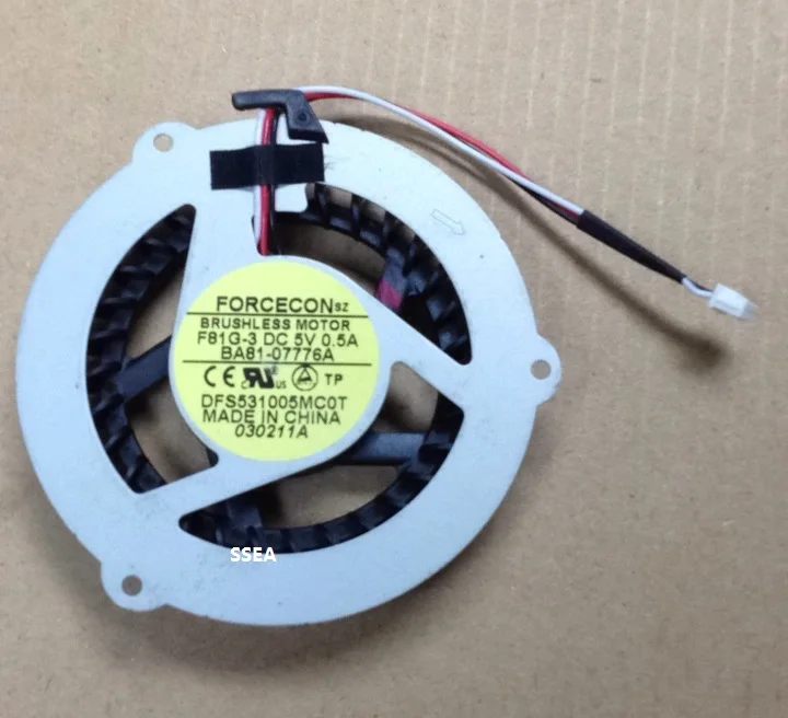 Новый вентилятор для процессора ноутбука SSEA для SAMSUNG R460 R463 R423 R425 R464 R467 R468, охлаждающий вентилятор P/N: DFS531005MC0T