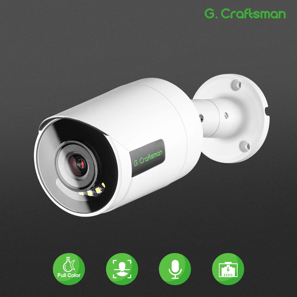

G.Craftsman GX-GFW-M8X Полноцветная IP-камера видеонаблюдения 8Мп