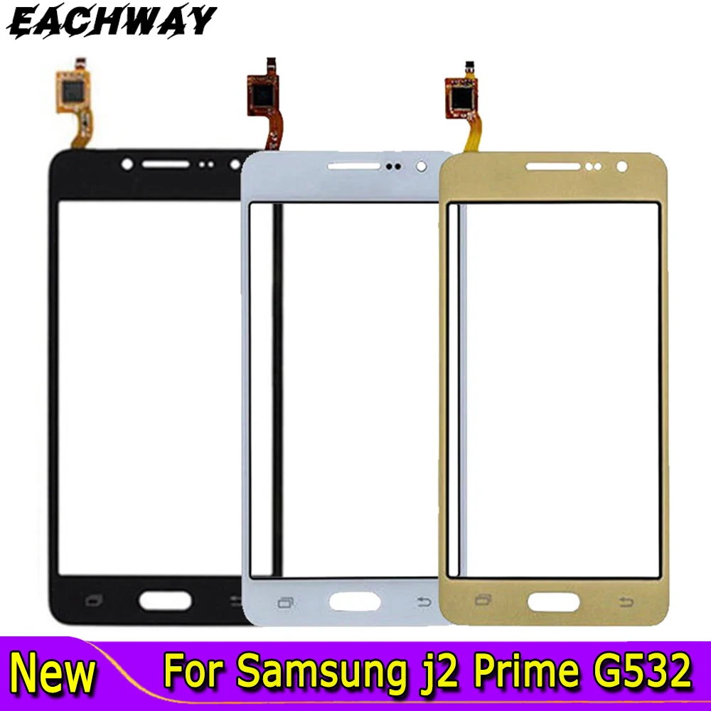 10pcs/lot For Samsung Galaxy j2 Prime SM-G532F G532 G532G G532M Touch Screen Sensor Display Digitizer Glass Replacement + logo