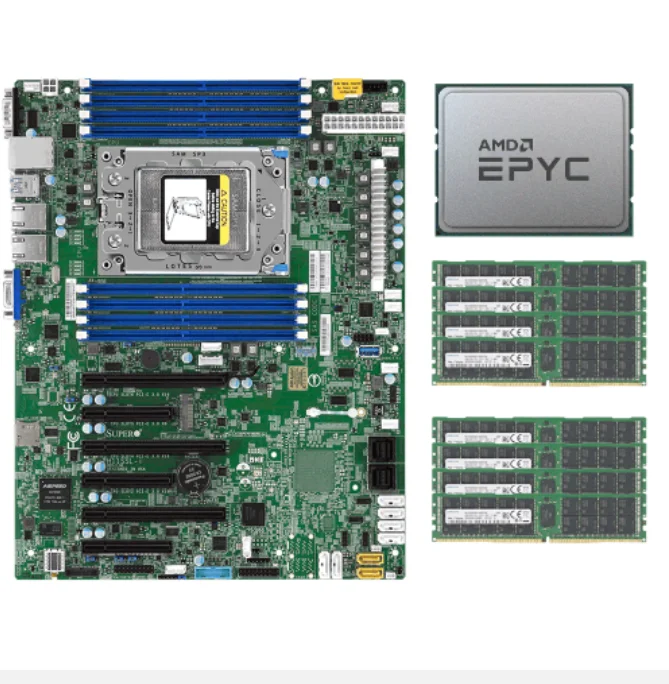 

AMD EPYC 7551P CPU 32 ядра/материнская плата Supermicro H11SSL-i/32 ГБ 2133P RAM