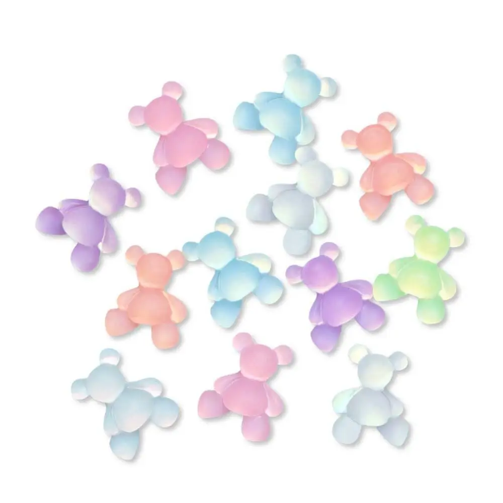 

Аксессуары Аврора 3D украшения для ногтей Светящиеся медведи украшения для ногтей Мультяшные Стразы для ногтей Светящиеся сверла для ногте...