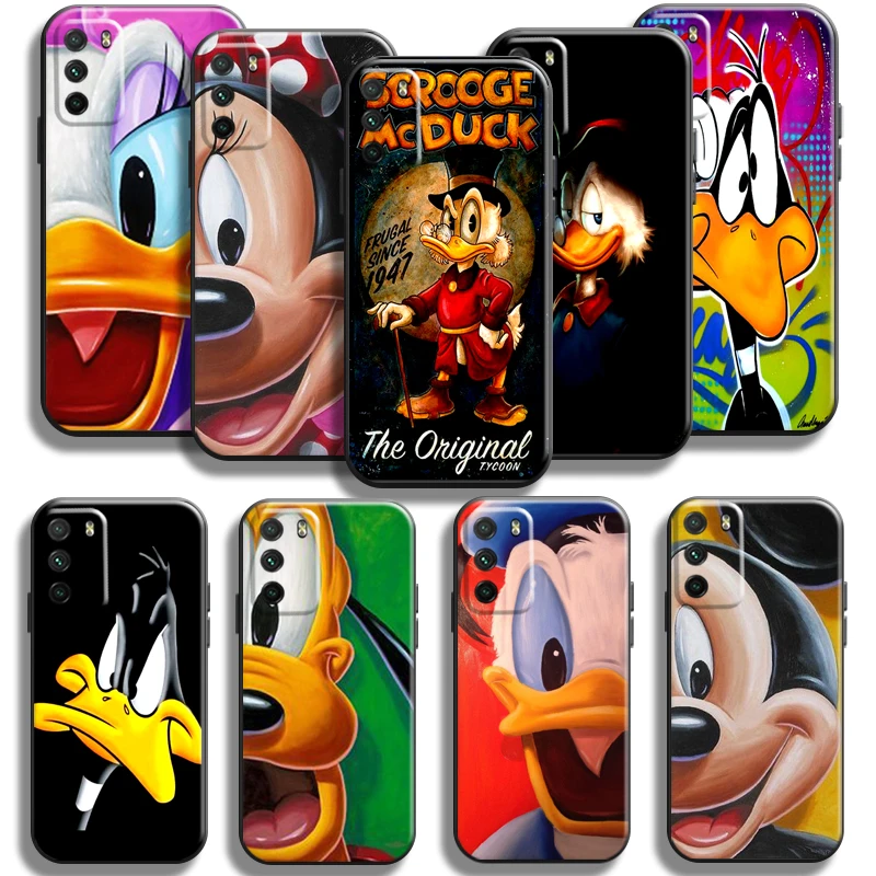 

Donald Duck Mickey Mouse For Xiaomi Poco X3 PRO X3 NFC X3 GT M3 M3 Pro 5G F3 GT Phone Case Coque Funda Black Carcasa Back