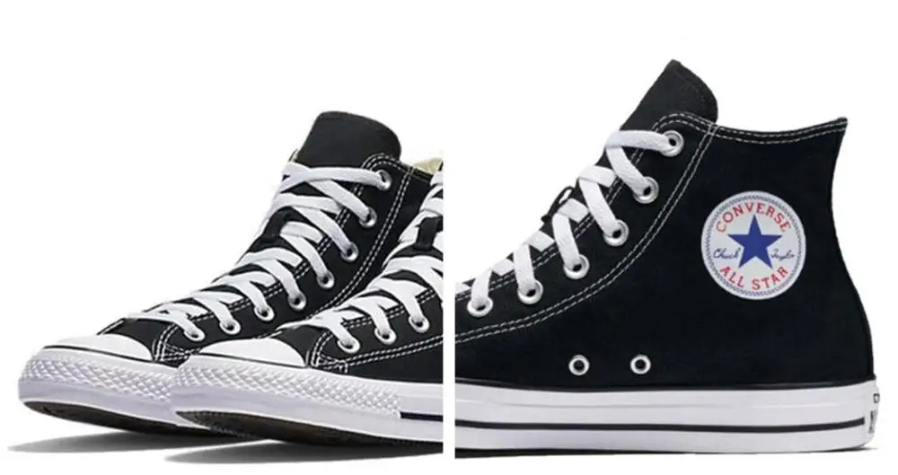 Original Converse Chuck Taylor All Star Core  unisex  Skateboarding sneakers classic leisure black high canvas Shoes