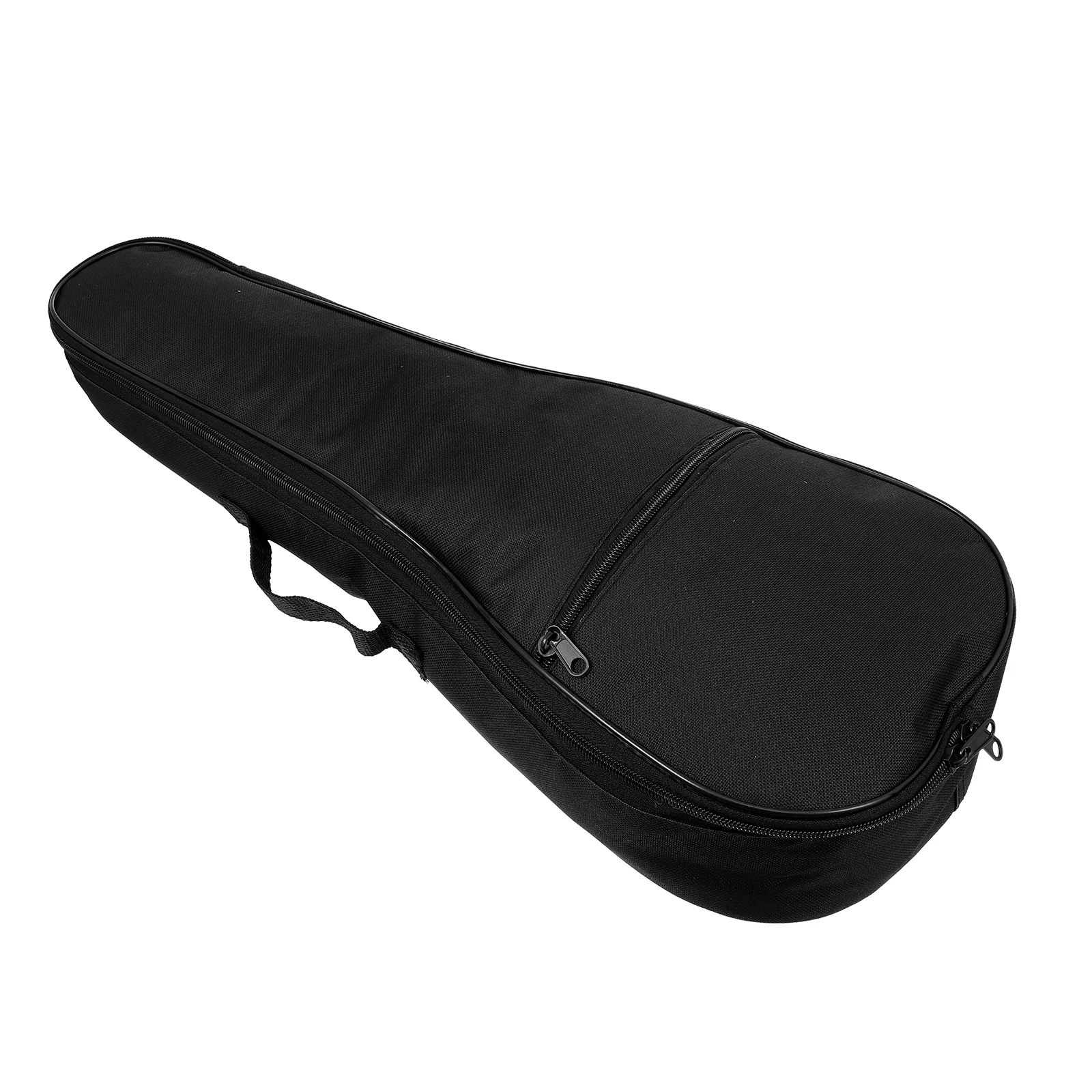 

Ukulele Bag Portable Cotton Waterproof Backpack Travel Case Black Storage Pouch Convenient Preservation Thicken Guitar