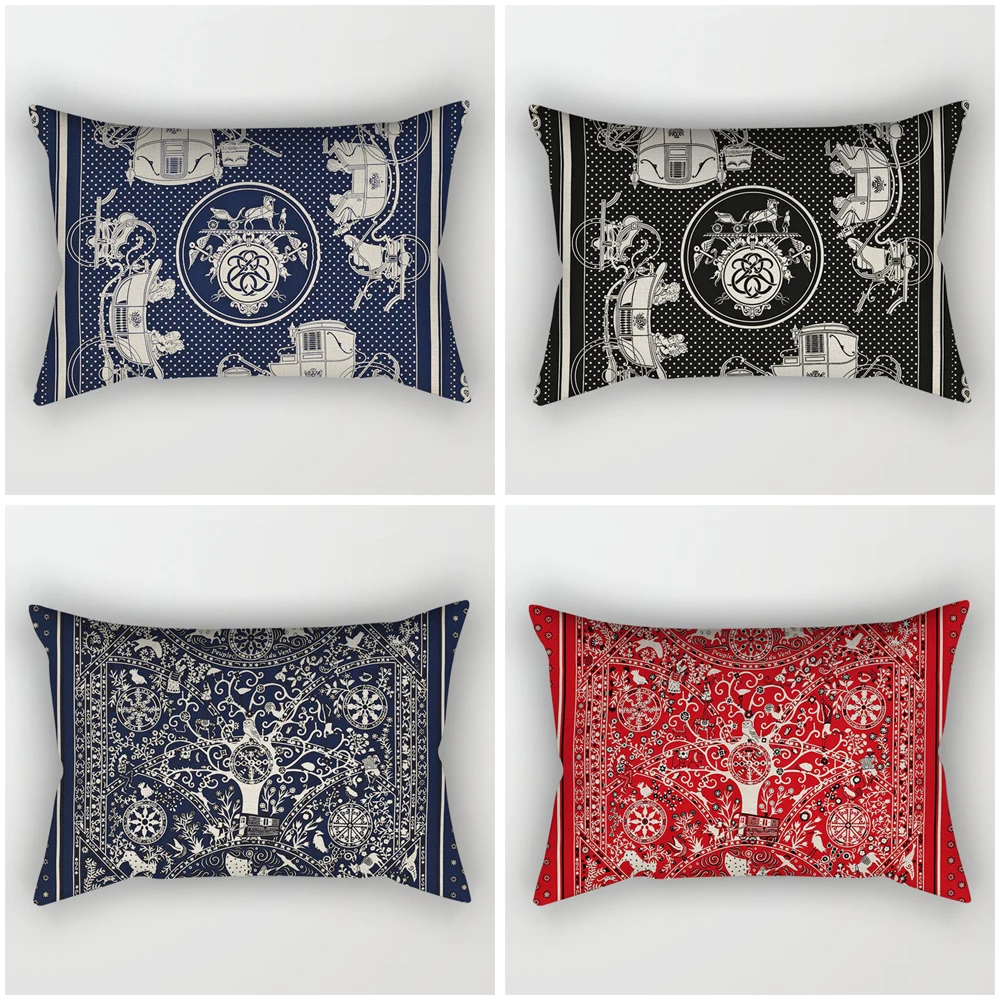 

Декоративный чехол для диванной подушки в скандинавском стиле, 40x60 см