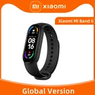 Глобальная версия фитнес-браслет Xiaomi Mi Band 6, фитнес-трекер с AMOLED экраном, 5 цветов, Bluetooth
