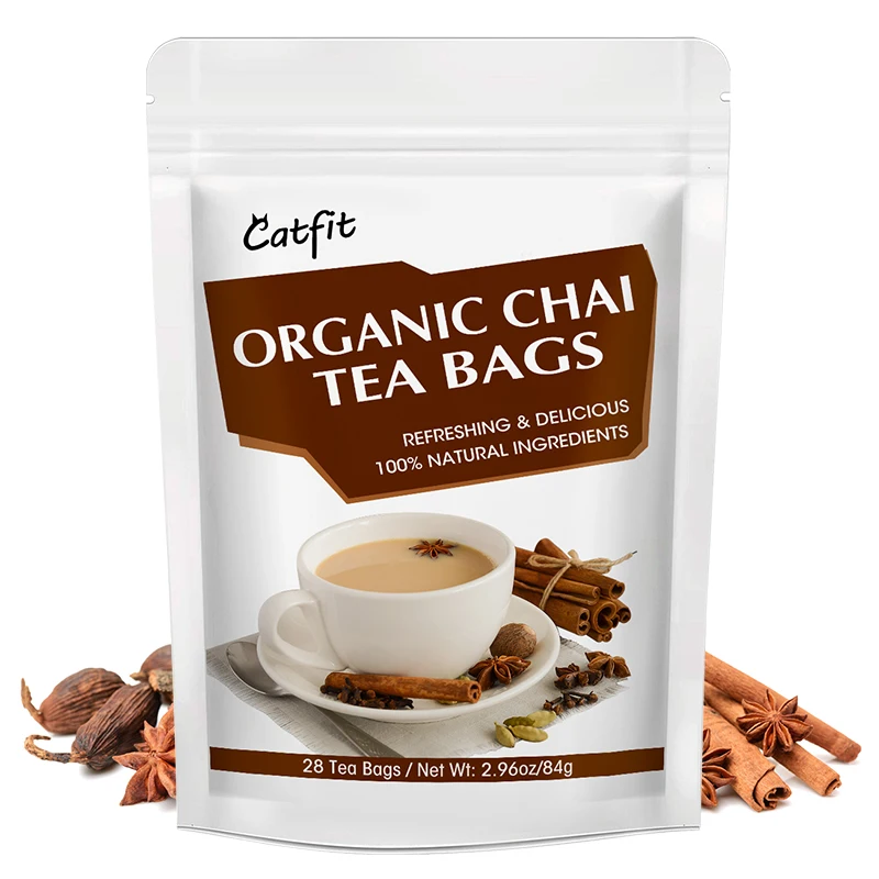 

CatFit Herbal Herbal Indian Masala Chai Tea garam Mixed-Spice Cinnamon&Clove Help digestion &Dispel Cold tea polyphenols