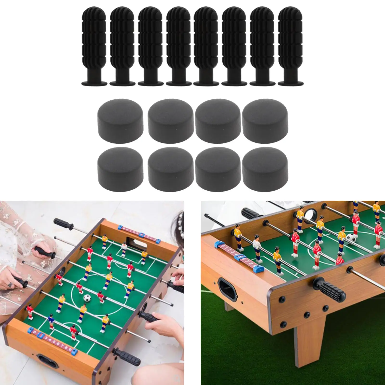 

Handle Grips End Table Soccer Foosball Replacement Stopper Accessories