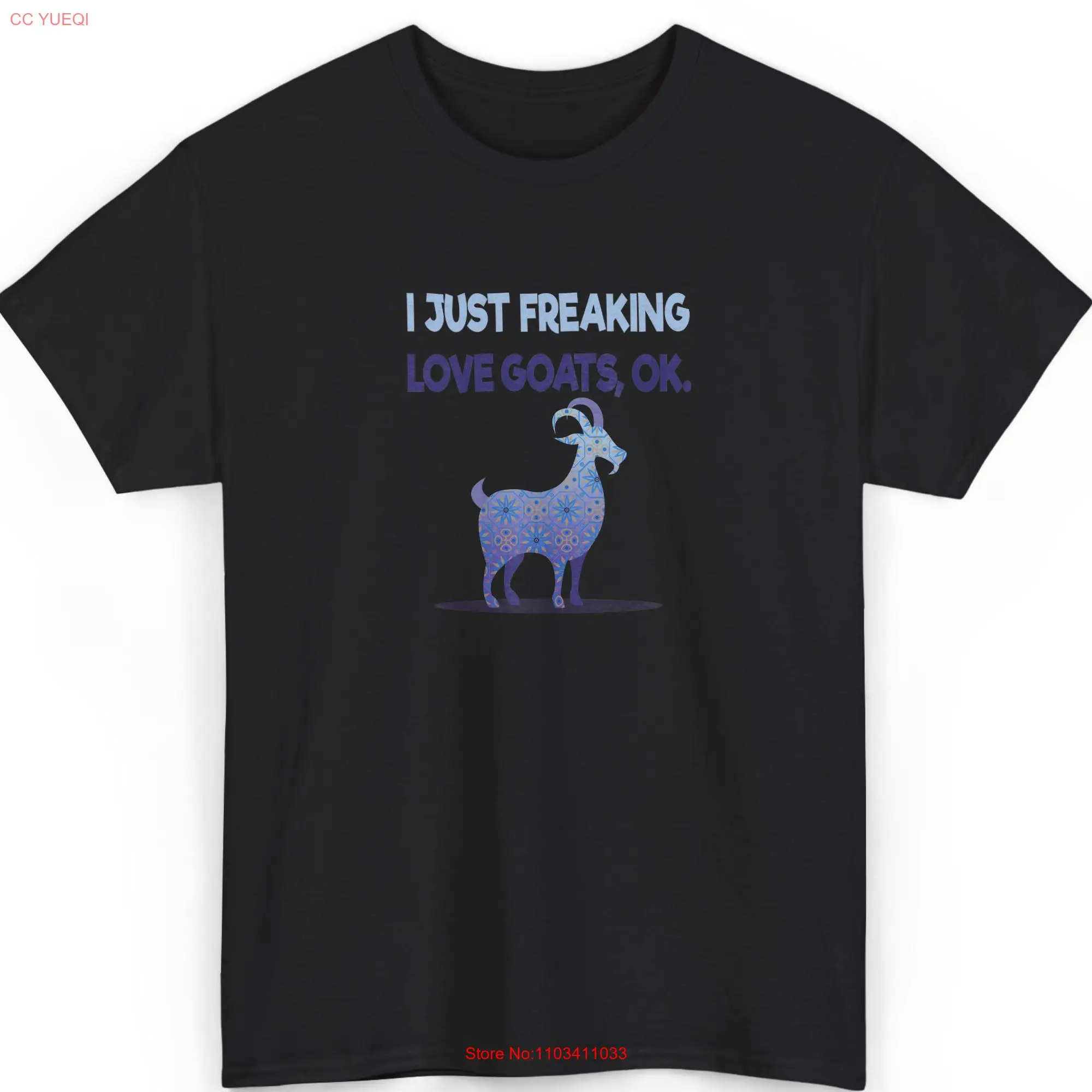 Футболка I Just Freaking Love Goats забавная футболка для любителей сельскохозяйственных
