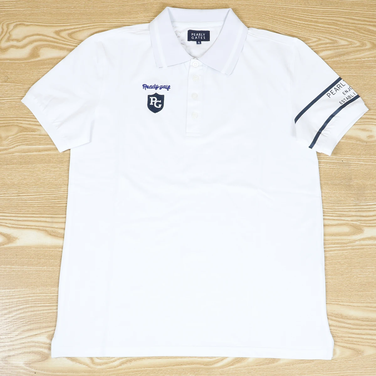 

Golf Clothing Pearly Gates Summer New Men's Breathable Bead Lapel Sports Short Sleeve