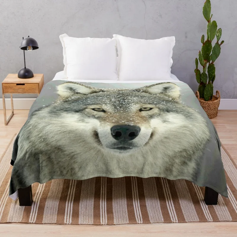 

Утяжеленное бархатное одеяло серого волка