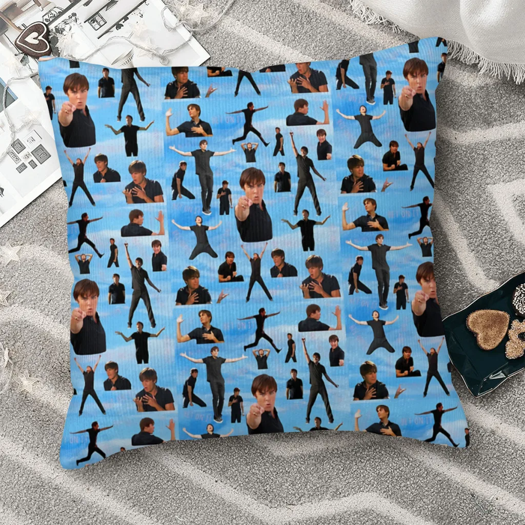 

Zac Efron Troy Bolton Bet On It High School Musical Polyester Cushion Cover Home Chair Decorative Reusable Coussincase