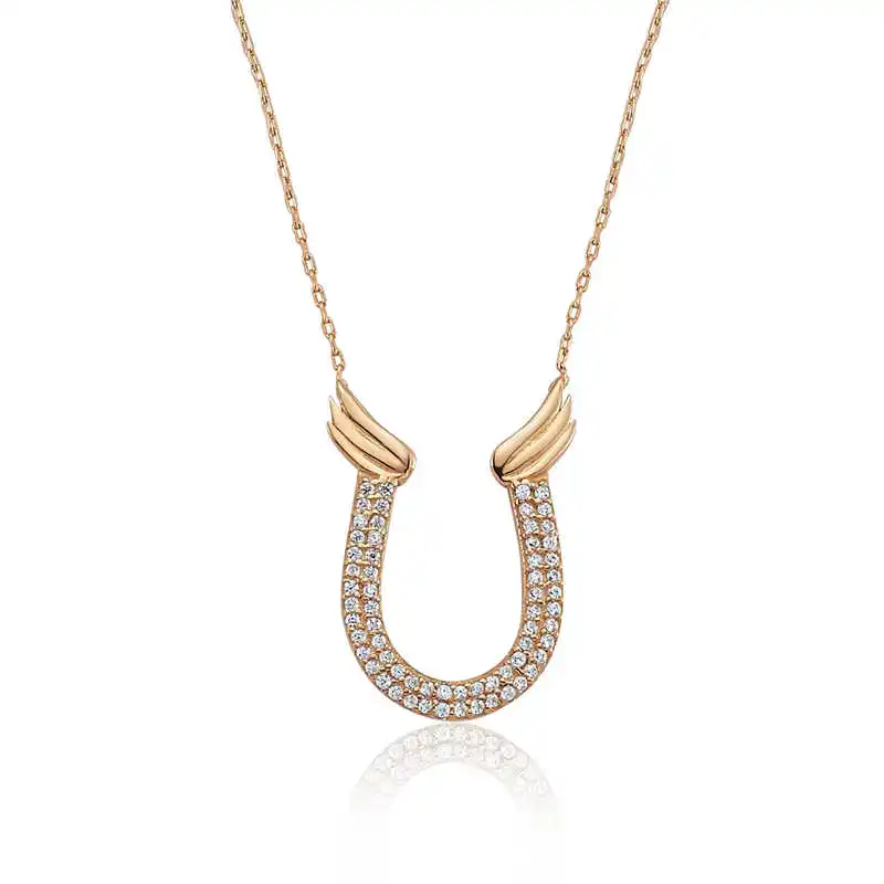 

Tevuli 925 Sterling Silver Horseshoe Lady Necklace