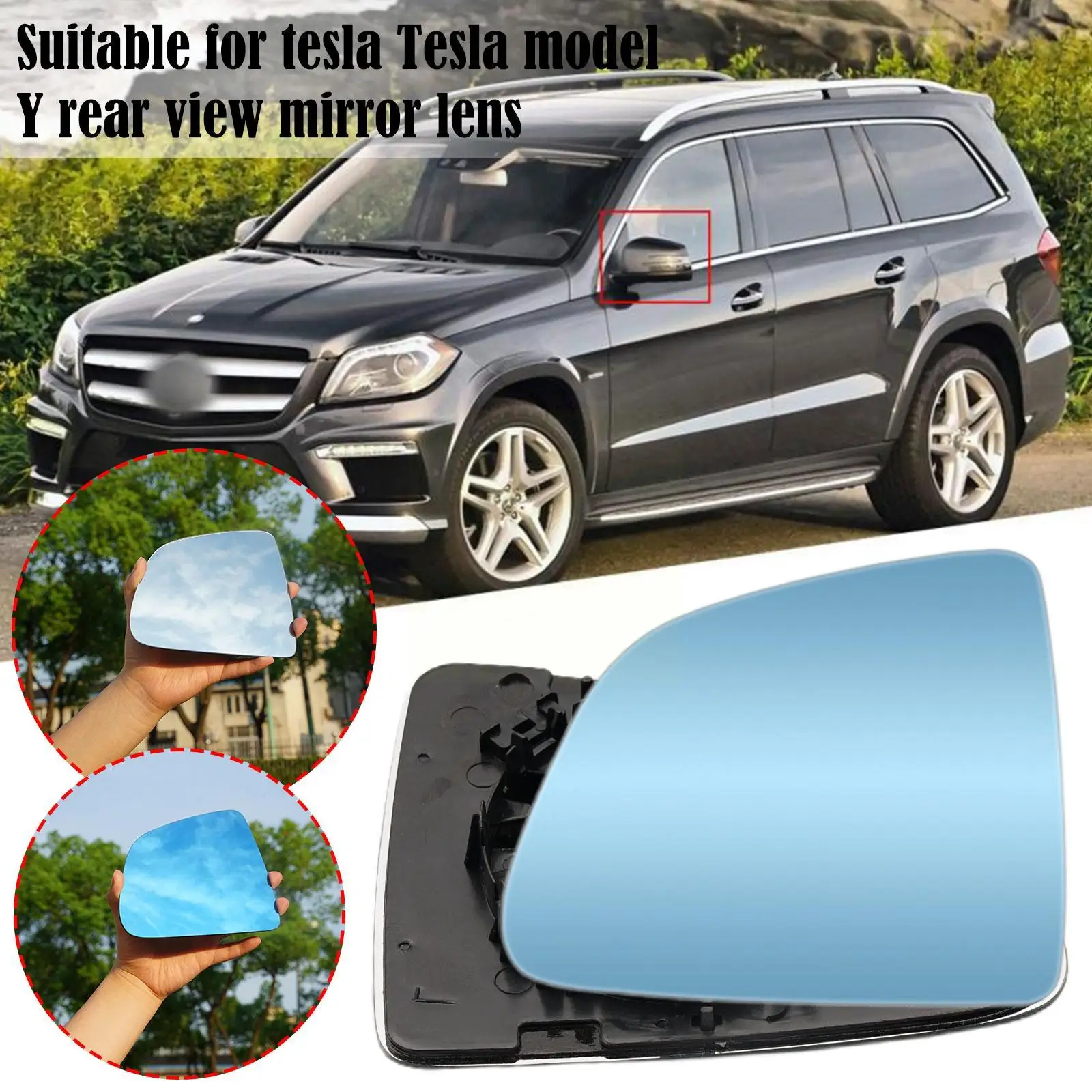 

Боковое зеркало заднего вида Tesla модель Y 2019 2020 2021, 1 пара