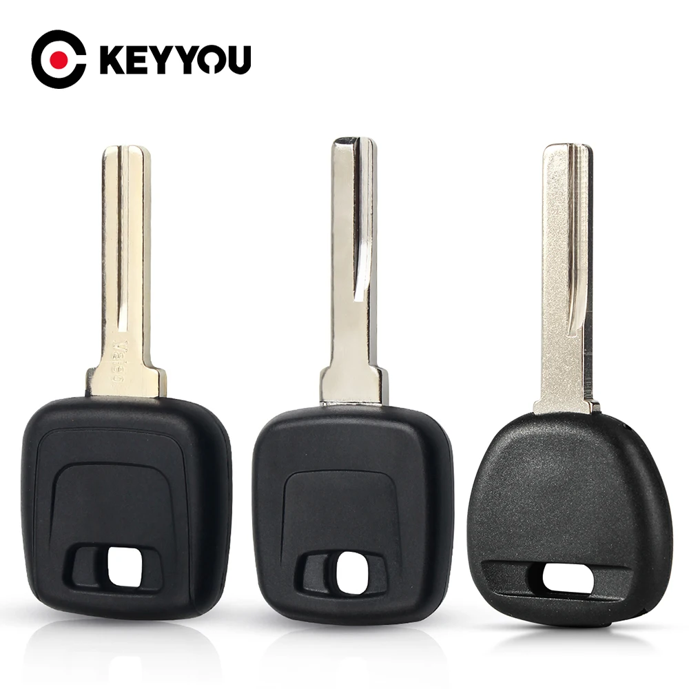 Фото KEYYOU 1 шт. Корпус ключа-транспондера для Volvo S40 V40 D30 S60 S80 XC90 XC60, пустой корпус ключа с незаготовленным лезвием NE66 HU56R №3