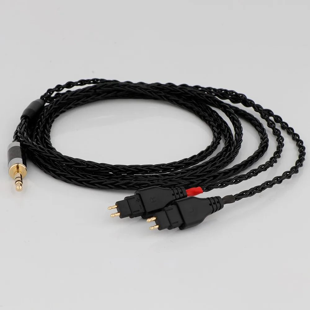 

8Cores 7N OCC Earphone Cable headphone cable for Sennheiser HD580 HD600 HD650 HDxxx HD660S HD58x HD6xx Headphone