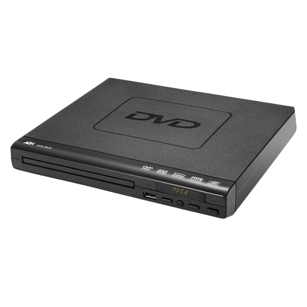 AV Output DVD Player 110V 240V Theatre System Multimedia Portable USB Input Video For TV Home Entertainment Mini VCD MP3