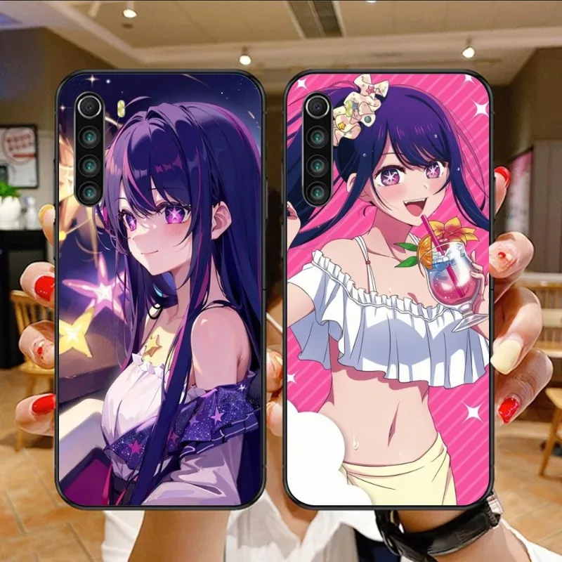 Oshinoko AI Hoshino аниме чехол для телефона Xiaomi Mi 13 12 12S 12T 11T 10T 9T Lite Pro Ultra Poco F3 F4 F5 X4 GT черный