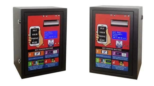 

2022 Small Business Franchise Opportunities Outdoor Banknote-Operated 4G WiFi Wireless Network Vending Machine