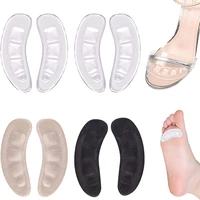 silicone pads for womens shoes non slip inserts self adhesive forefoot heel gel insoles for heels sandals anti slip foot pad