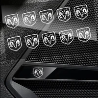 10pcs 3d stickers decal car logo stickers auto for dodge journey caliber challenger charger nitro ram 1500 dart durango decor