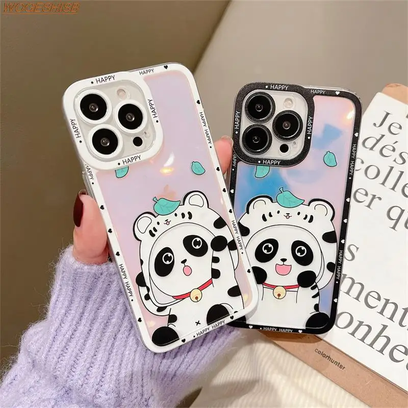 Роскошный милый чехол для телефона Bing Panda Bear iPhone 11 12 13 Pro Max X Xs XR 7 8 Plus Mini SE 2020
