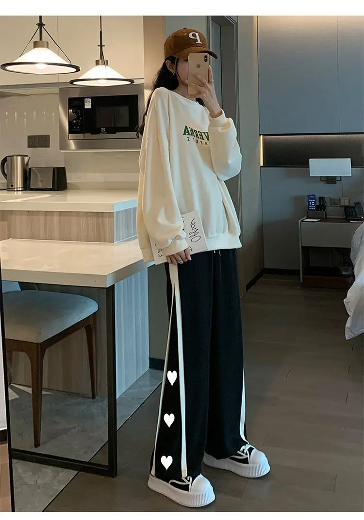 Черные брюки летние тонкие повседневные спортивные женские широкие с эластичным