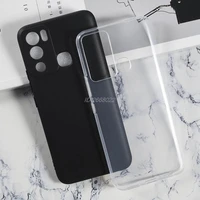 dirt resistant clear half wrapped case for infinix hot 12i transparent phone case for infinix hot 12 play funda x6817 x665 cover