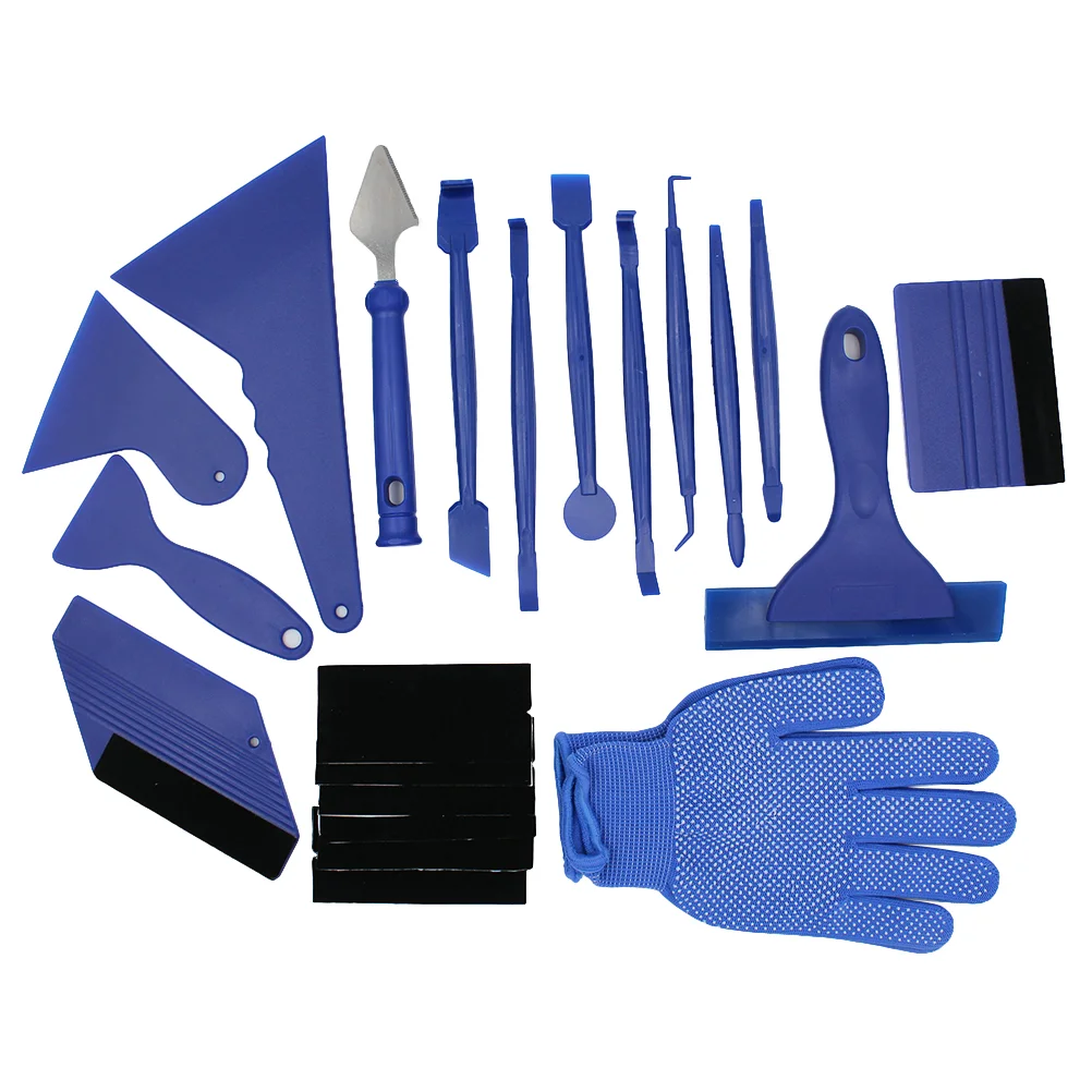 

21 PCS/Set Film Finishing Tool Stickers Car Squeegee Automatic Window Tint