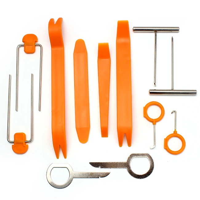 

Installer Pry Repair Sets Car Panel Removal Tools 12Pcs/Set Yellow Automobile Dash Audio Stereo GPS Refitting