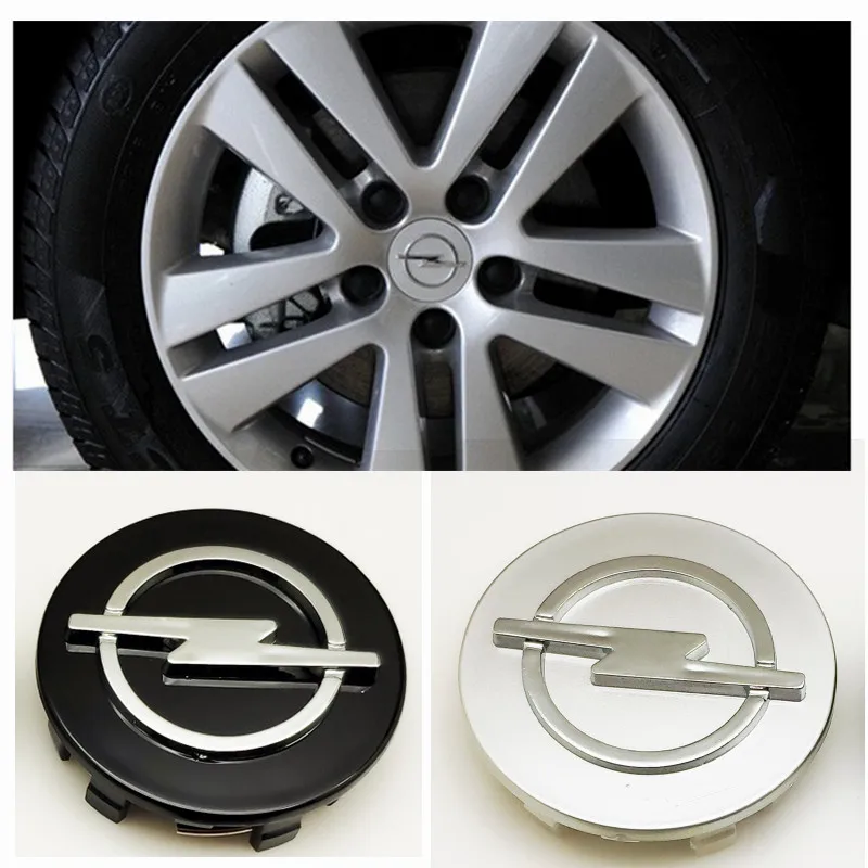 

4pcs 58mm Car Wheel Center Hub Caps Emblem Sticker Decal Cover for Opel Astra h g j k f Zafira a b Corsa Mokkav Insignia Vectra