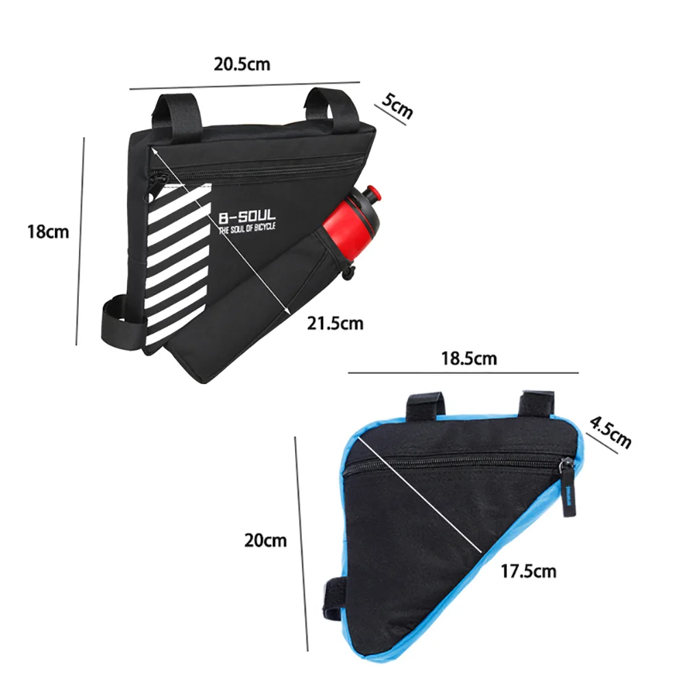 Треугольная велосипедная сумка износостойкая треугольная сумочка на седло для