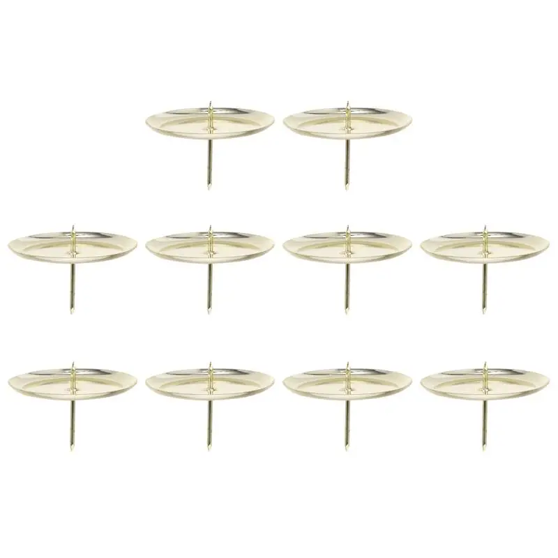 10 шт. металлические подсвечники подсвечник для свечей из железа 6 х6 см |