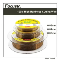 100m 0 03 0 04 0 05mm ultra high hardness cutting wire for lcd screen outer glass separation screen opening tools