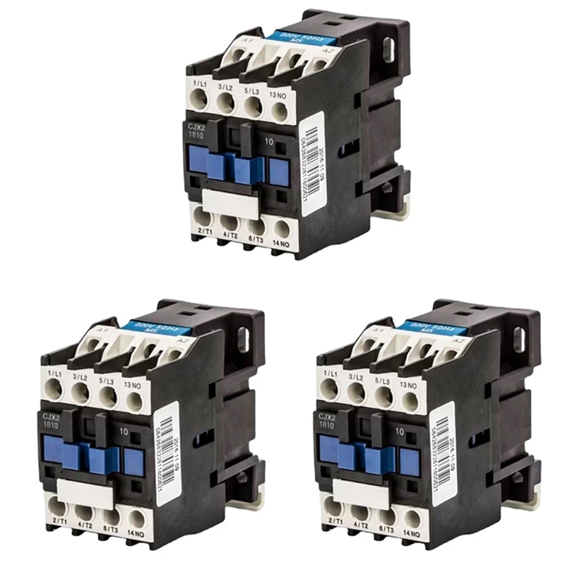 3X контактор CJX2-1810 32A переключатели LC1 AC напряжение контактора 220V