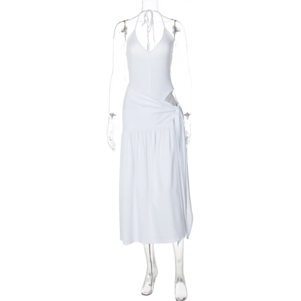 BKLD Женская одежда 2024 осенняя новая мода сексуальные боди без рукавов с открытой