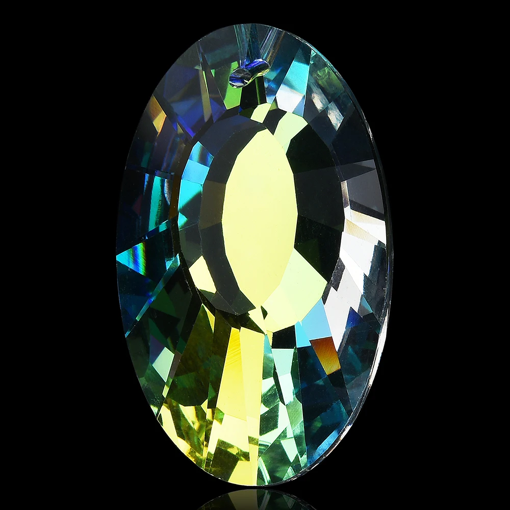 Хрустальная призма Ловец солнца 50 мм цельная часть с подвеской для детского