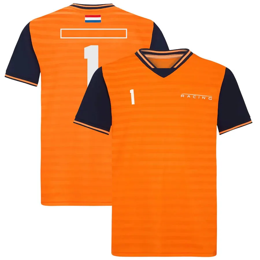 

2022 New Season F1 T-shirt New Season Racing Suit Short-sleeved T-shirt Formula One Team Fan Models Customized The Same Style