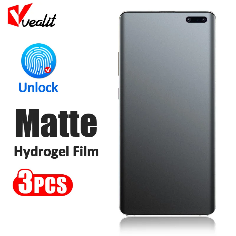 

1-3 шт. матовая Гидрогелевая пленка, Защита экрана для Samsung Galaxy S10 5G S20 S21 FE S22 Ultra S9 Plus A50 A51 A52 A53 A22, не стекло
