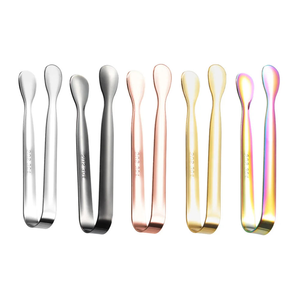 

Stainless Steel Small Ice Clip Daily Use Tongs Convenient Portable Food Compact Serving Multi-function Supplies