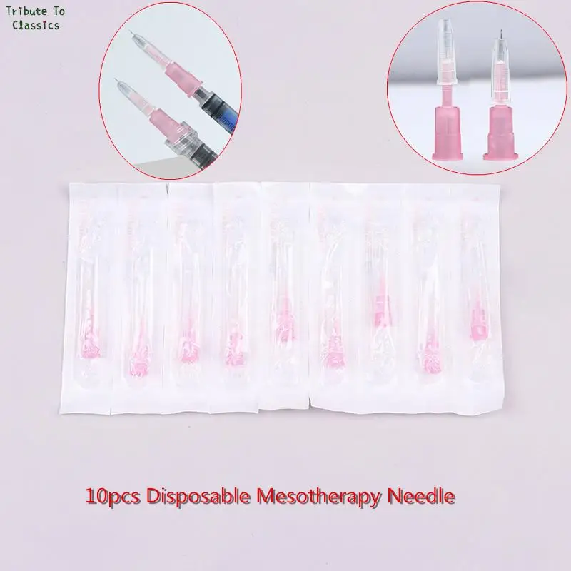 

Adjustable 0-4mm 10pcs Disposable Mesotherapy Needle 31G Meso Filler Injection Hypodermic Needles