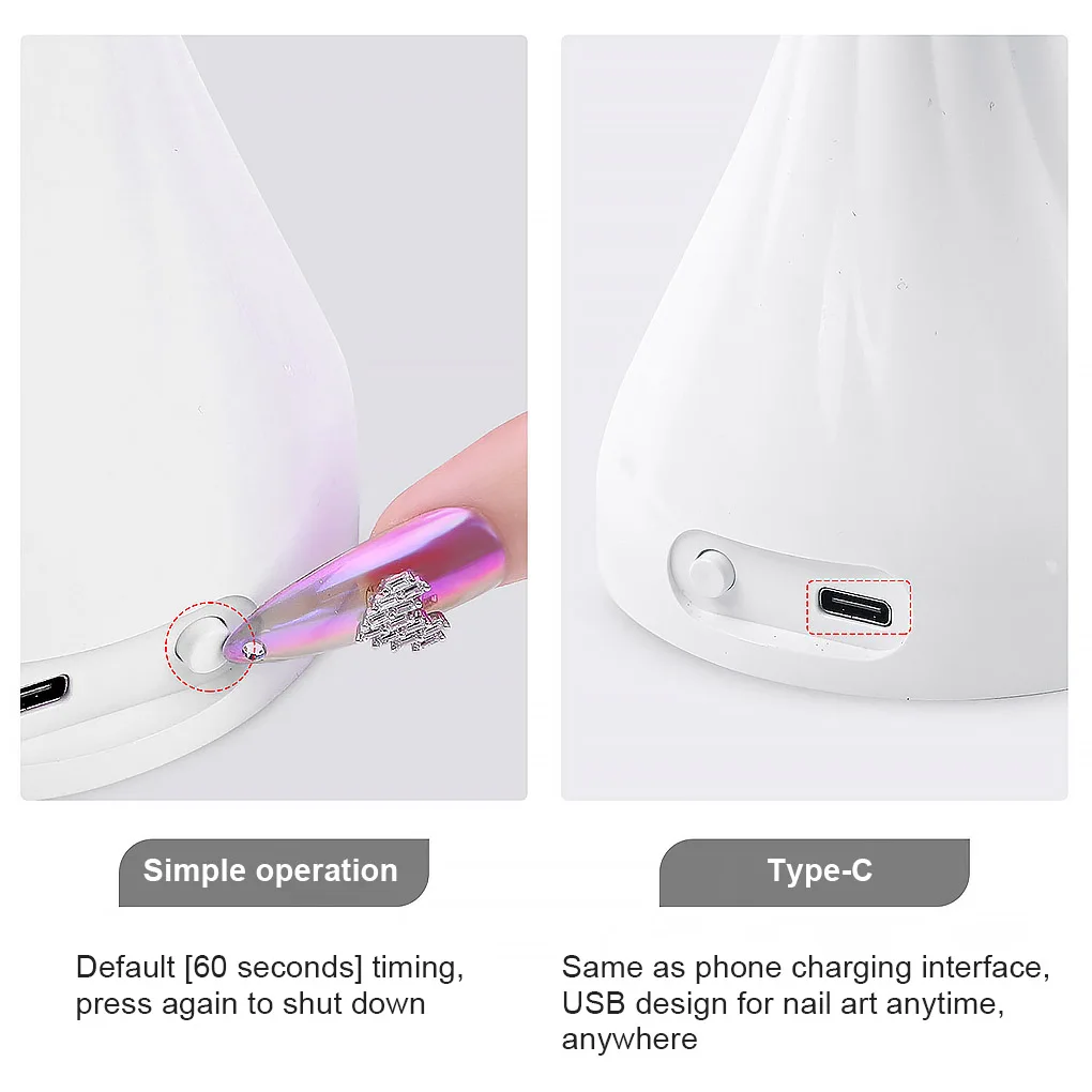 

Гибкая Сушилка для ногтей с питанием от USB, 16 Вт