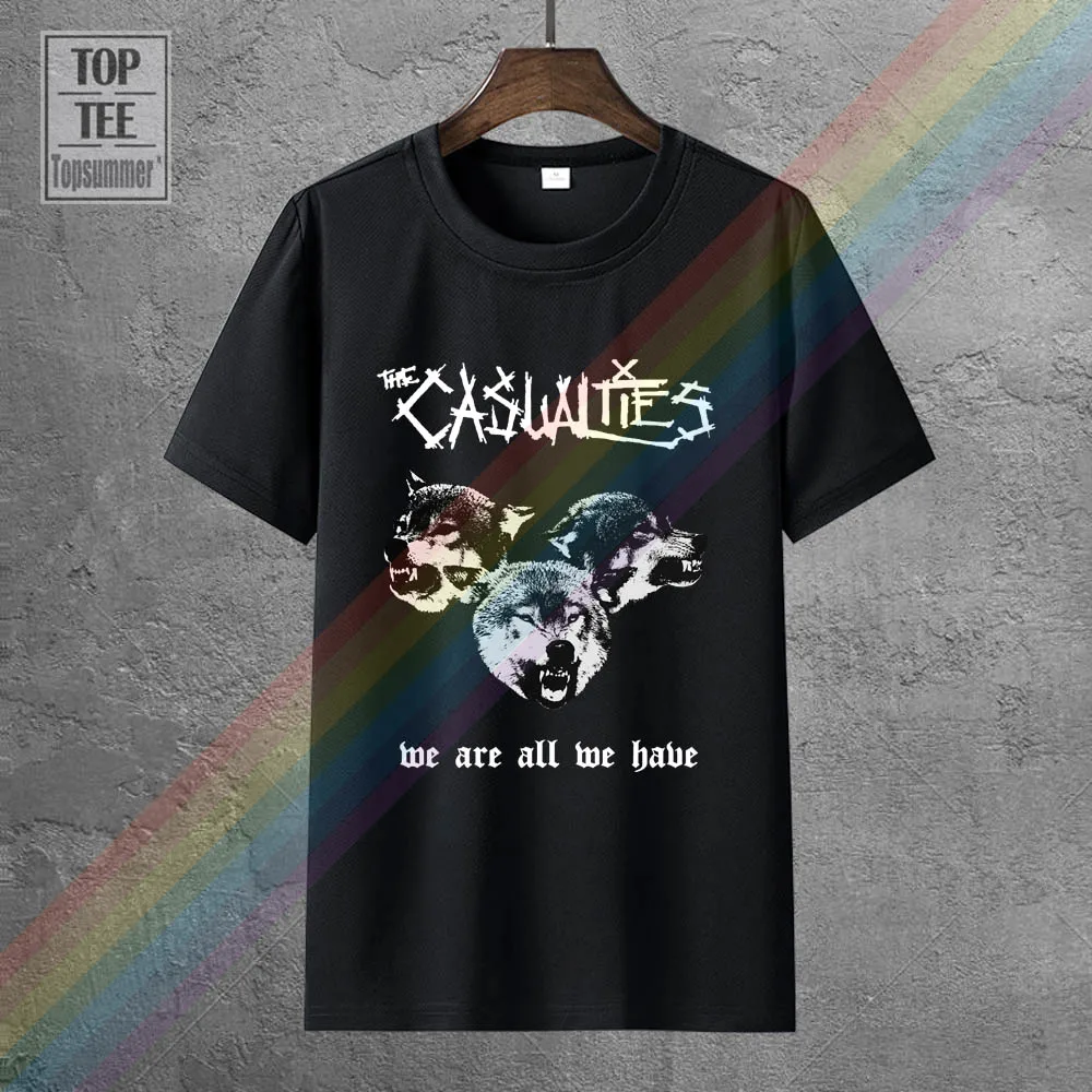 

New The Casualties We Are All Me Have Album Cover Men'S Black T-Shirt Size S-3Xl