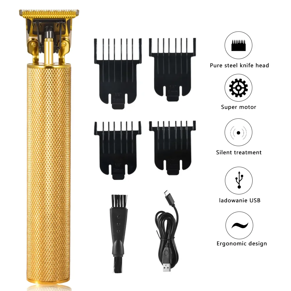 

Clipper TYPE-C USB Interface Professional Grooming Cordless Cutting Clipper Set Portable Fast Charging