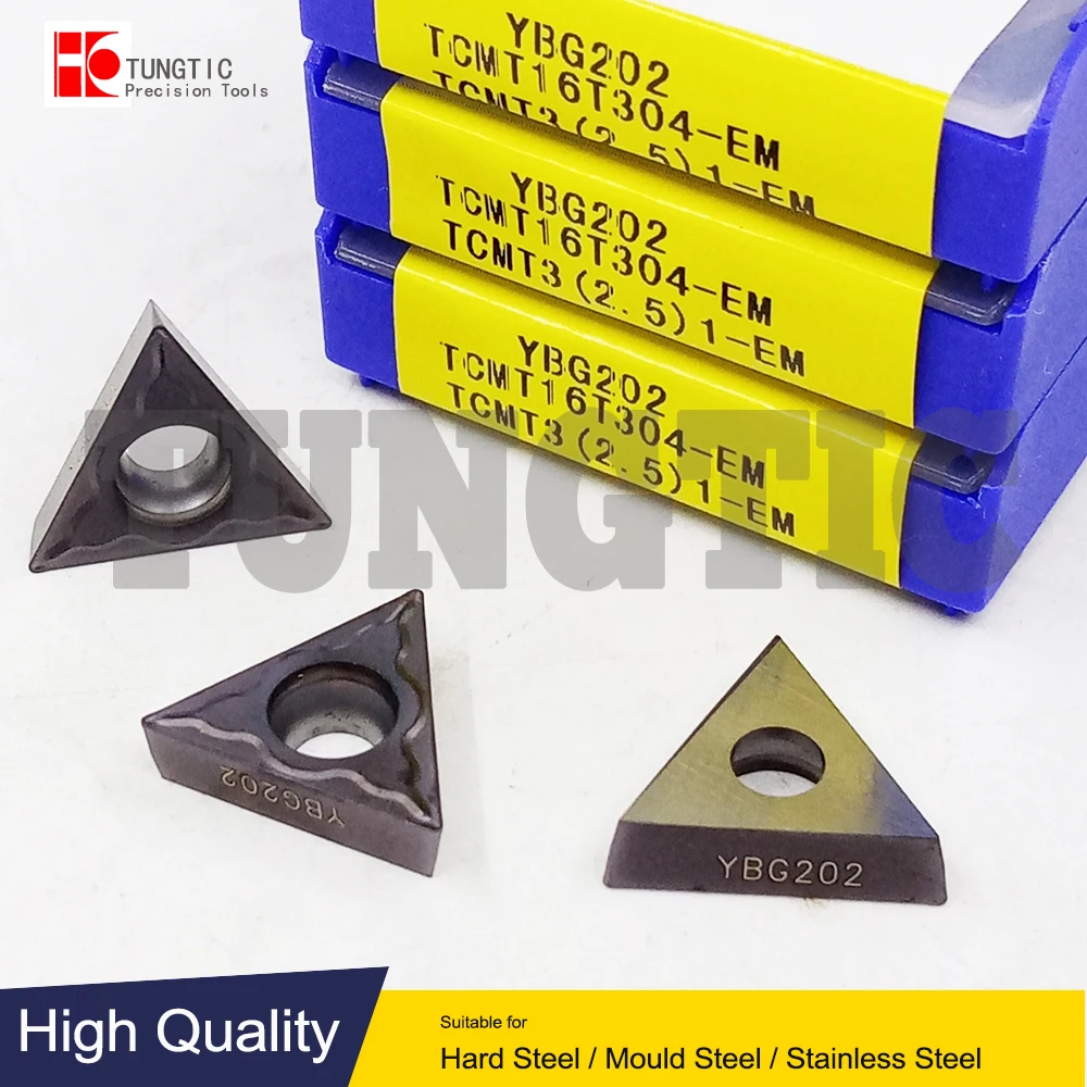 

TCMT16T304-EM Turning Inserts Carbide Cutter For CNC TCMT 16T304-EM