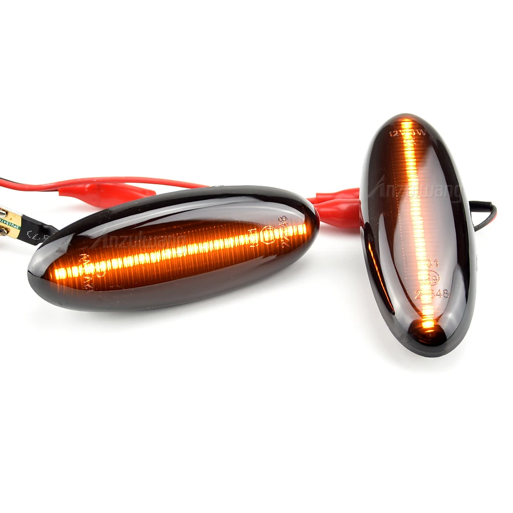 1 пара динамических поворотников светодиодный боковой габаритный фонарь для MAZDA